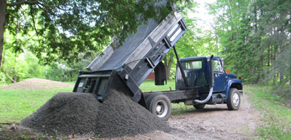 Jim Coltman Excavating will deliver small loads to your site